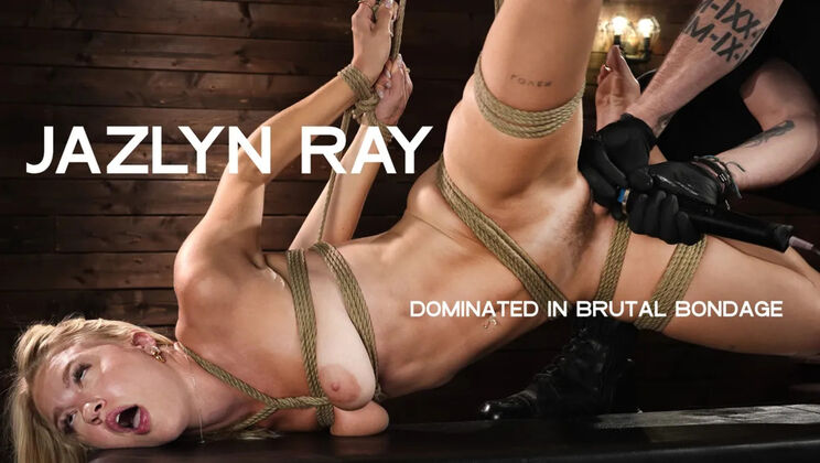 [Hogtied(Kink)] - Big Cock BDSM with Jazlyn Ray and The Pope