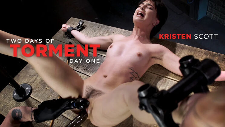 [DeviceBondage(Kink)] - Two Days Of Tattooed Torture, Day One - Kristen Scott - The Pope