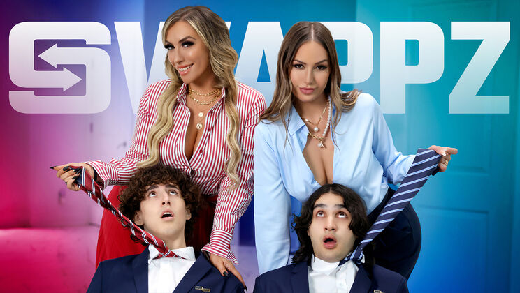 [MomSwap] - Hot Desiree Dulce and Mia James Try Something New with a Facial Finish - Desiree Dulce - Elias Cash - Mia James - Dylan Ledger