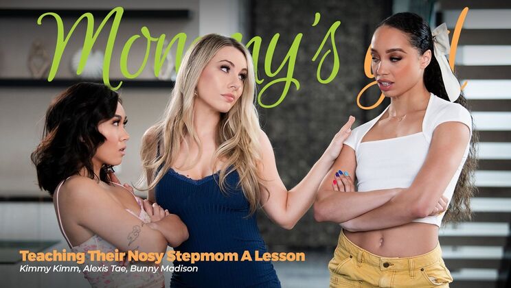 [Girlsway] - Stepping Up to Teach a Nosy Stepmom a Lesson