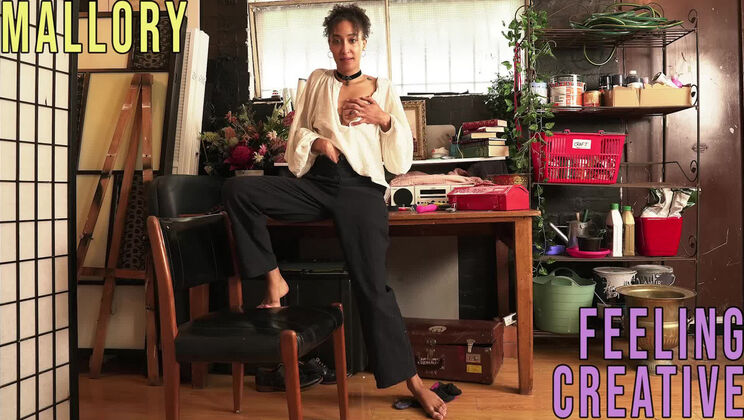 [GirlsOutWest] - Australian Brunette Mallory Feels Creative and Horny - Mallory