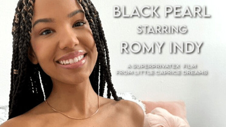 Romy's Solo Pleasure: Black, Shaved, and Sweet