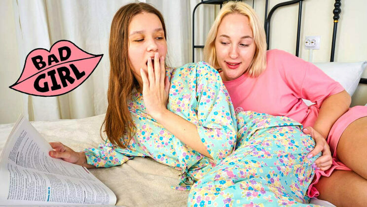 Lesbian Teens Kitty and Avrori Pussy Play