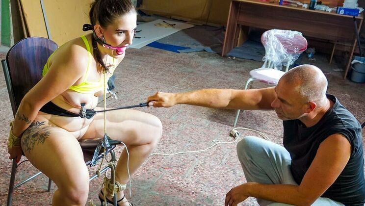 [Submissed] - Pierced and Gagged with Stepsis Suzie's Wand - Stepsis Suzie