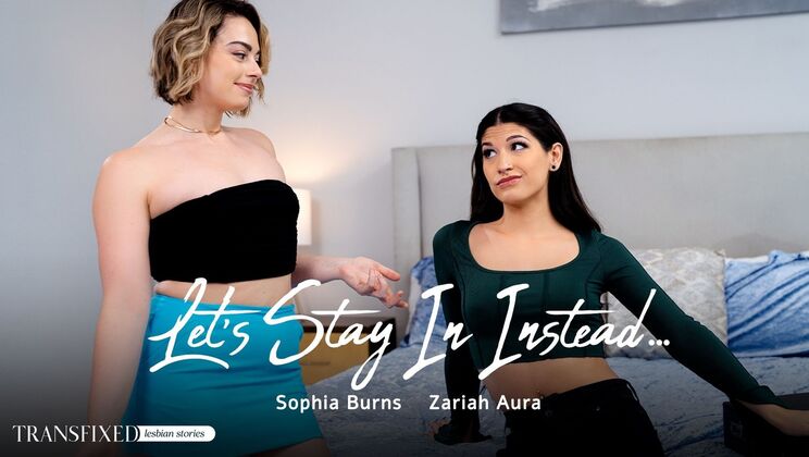 [Transfixed] - Shaved Blonde Sophia Burns Takes Big Cock Doggystyle with Zariah Aura - Sophia Burns - Zariah Aura