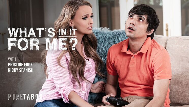 [PureTaboo] - Latina MILF Pristine Edge Deepthroats and Takes Cum on Tits from Ricky Spanish