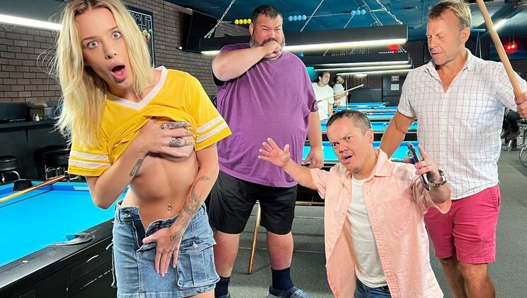 [He'sGotRizz] - Peter Green Fucks Ashlyn Angel in The Pool Hall - Peter Green - Ashlyn Angel