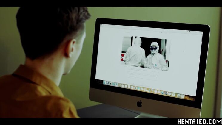 Mr. Alien Fills Haneen with Creampie and Makes Her Squirt