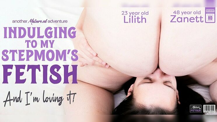 [Mature.nl] - Curvy Stepmom Zanett Shows Off Her Big Ass and Hairy Pussy in Lesbian Face Sitting Fetish