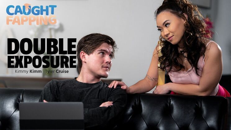 [CaughtFapping] - Asian Kimmy Kimm Takes Tyler Cruise's Big Cock Deep in Her Throat - Kimmy Kimm - Tyler Cruise