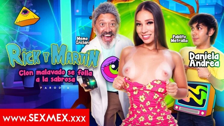 [SEXMEX] - Hot Brunette In Heels Fucked Rough By Clone - Daniela Andrea