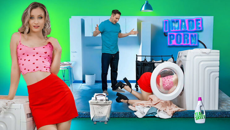 [IMadePorn] - Lily Blossom's Gagging on Brad Knight's Dick - Brad Knight - Lily Blossom