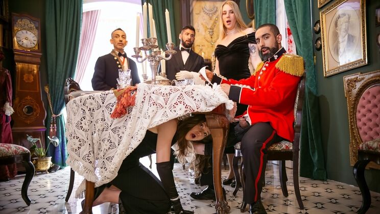 Royal Pierced Brunette’s Missionary and Ass To Mouth