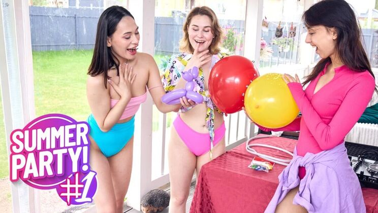 [ClubSweethearts] - Sexy Teens with Big Tits Enjoying Outdoor Fun