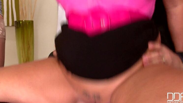 Two White Girls Laura & Abbie Cat Love Hard Anal and Cum