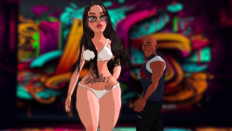 [AdultTimeAnimation] - Tha Stoop Ep 4: Handjob and Cumshot with High Heels and Tattoos