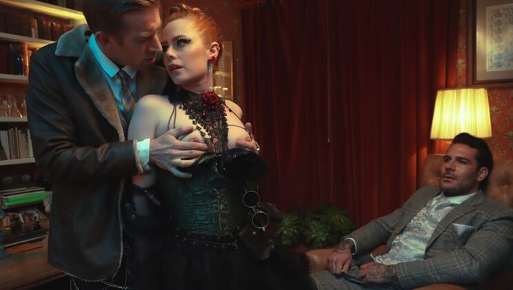 [DigitalPlayground] - European Office Sex: Doggystyle Blowjob and Standing Doggy - Ella Hughes - Danny D - Papi Kocic