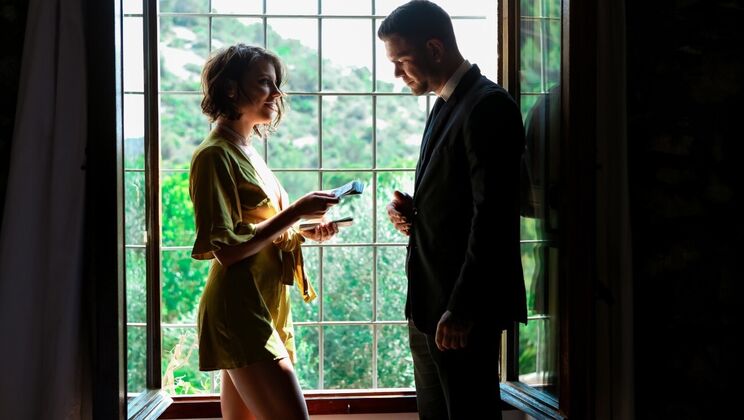 [DigitalPlayground] - Dangerous Women: FFM Threesome with Cum Swapping Cleanup - Adriana Chechik - Juan Lucho - Emily Willis