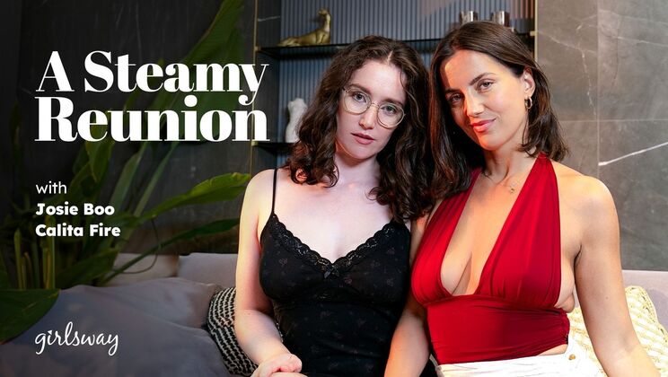 Hairy Pussy Lesbian Scene with Brunettes in Glasses