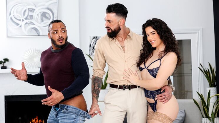 [Devil'sFilm] - One Night of Bi Pleasure - Dillon Diaz, Alpha Wolfe & Victoria Voxxx