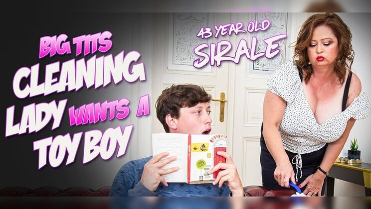 [Mature.nl] - Mature Brunette MILF With Natural Tits Fucks Her Young Boss - Blowjob & Cum on Tits - Sirale - Lenny Yankee