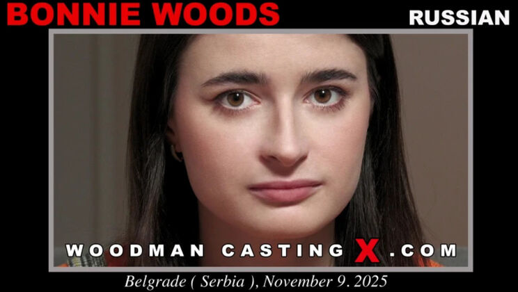 [WoodmanCasting] - Beautiful Bonnie Woods First Rimming & Anal Gape - Bonnie Woods