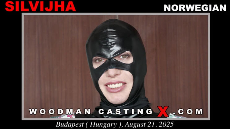 [WoodmanCasting] - Submissive Silvijha Casting Scene - First DVP, Gaping, and Spanking - Silvijha