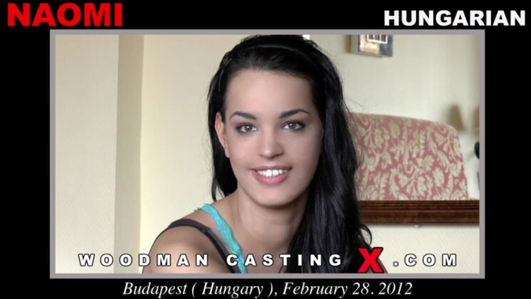 [WoodmanCasting] - Adorable Tall Girl Naomi Gets Spanked and Deep Throated - Naomi