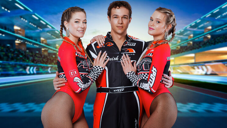 [StepSiblings] - Flag Girl Tryout Turns Taboo: Stepbrother Fucks Slim-Thick PAWGs - River Lynn - Jayden Marcos - Chloe Rose