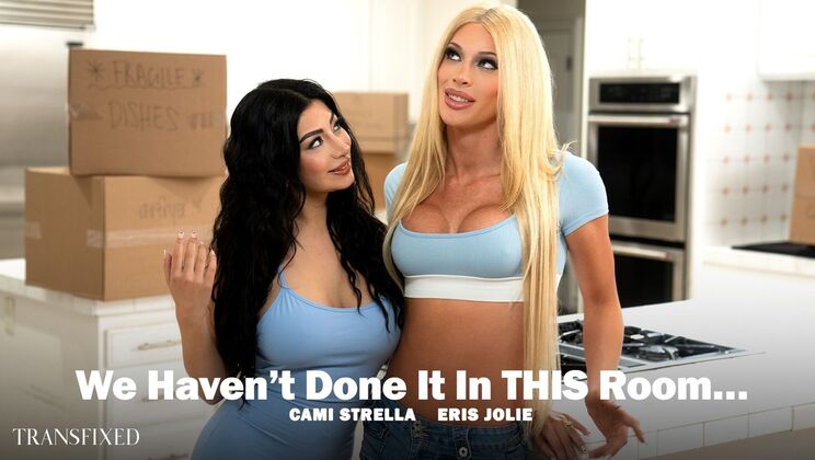 [Transfixed] - Big Natural Tits Deepthroat Blowjob Ending in Cum on Pussy - Cami Strella - Eris Jolie