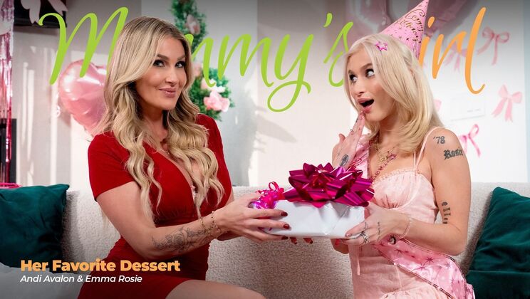 [Girlsway] - Big Tits Stepmom Andi Avalon Licks Blonde Teen Emma Rosie - Emma Rosie - Andi Avalon