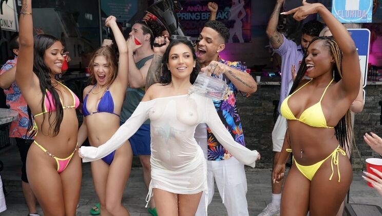 [RKPrime] - Latina With Natural Tits Gives Blowjob And Handjob - Mike Ox - Mira Luv