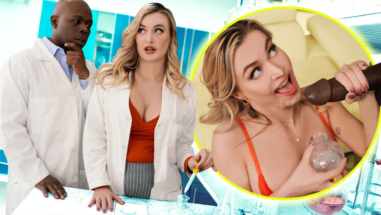 Natalia Starr Scientist: Cock Rub, Pussy Lick, BBC Milk