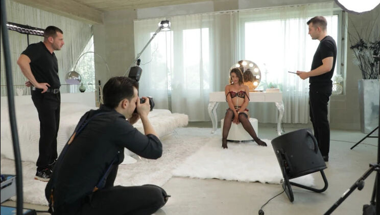 Lingerie & Condom: Foursome Captured Desire