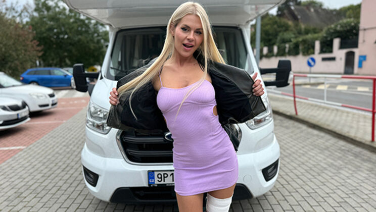 RV Rehab: Zlata Shine Gets Outdoor First Aid and Cum