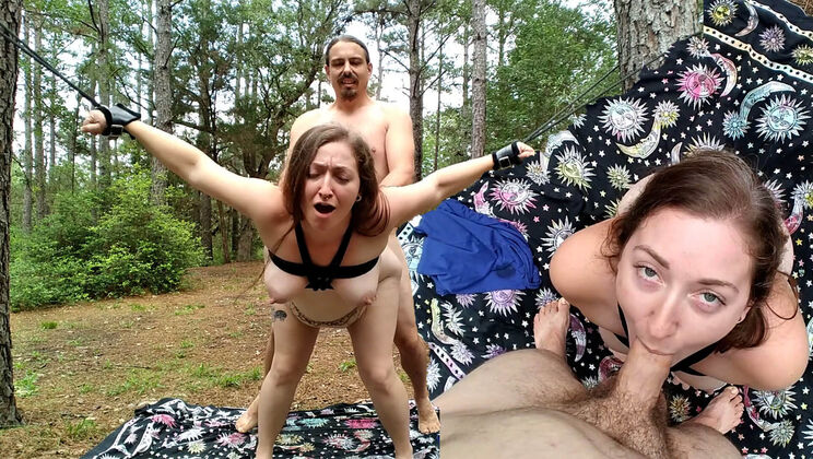Outer Bounds: Kinky Couple Maev & Nick in Bondage POV
