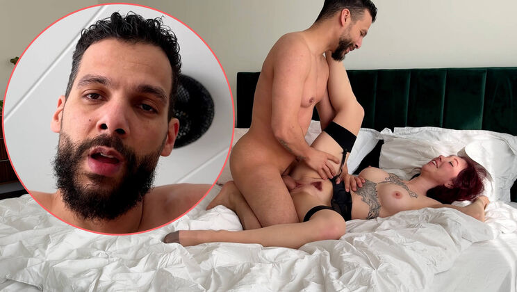 Esluna & Marvin – Ball Sucking, Handjob, and Loud Orgasm